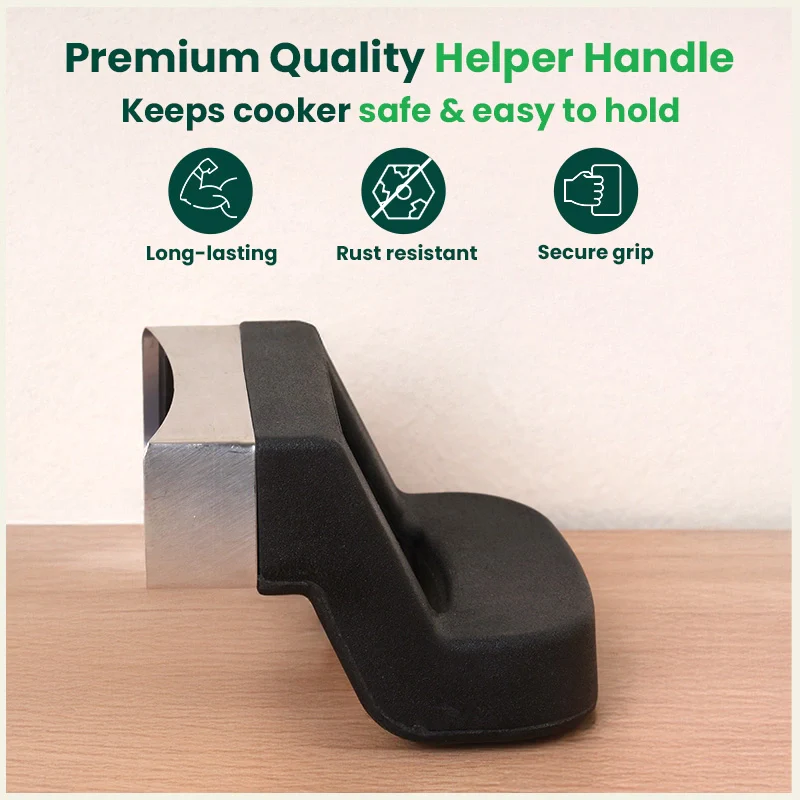 3.5L & 5.0L Triply Outer Lid Pressure Pan Helper Handle - Image 3
